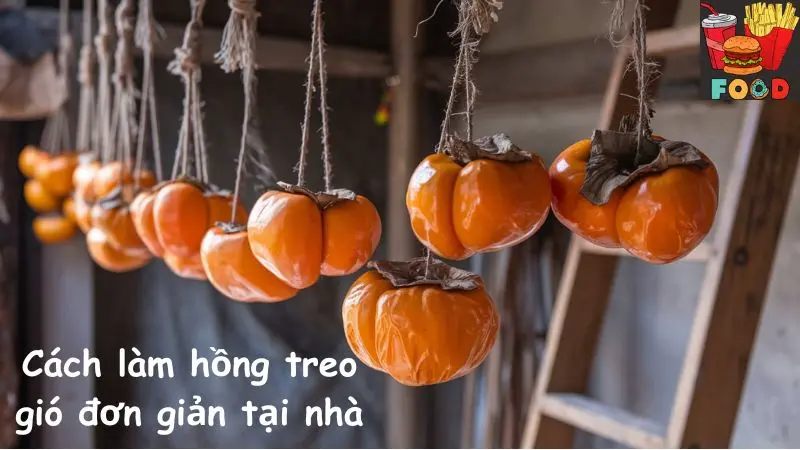 Cách làm hồng treo gió đơn giản tại nhà