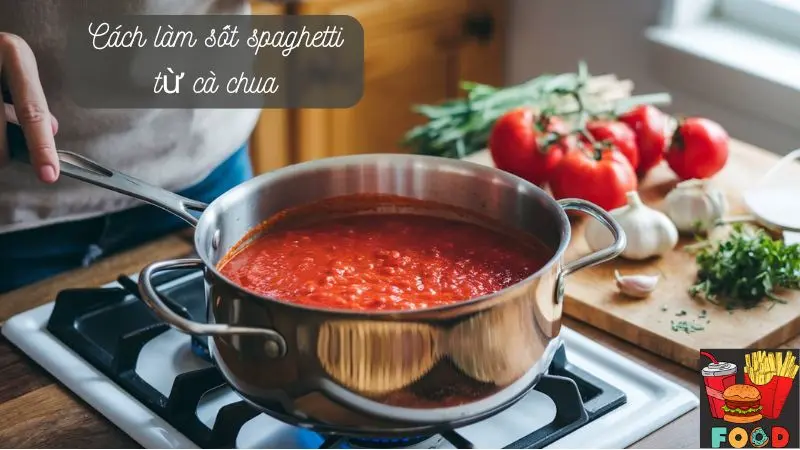 Cách làm sốt spaghetti từ cà chua