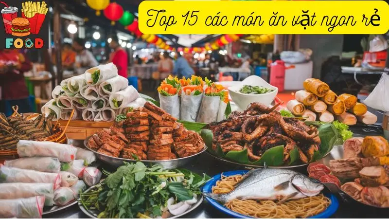 Top 15 các món ăn vặt ngon rẻ